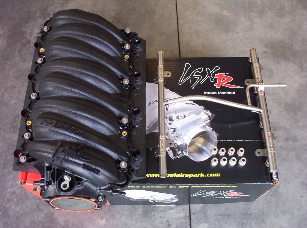 FSFast 102 Intake LS7 with fuel rails and spacers CorvetteForum